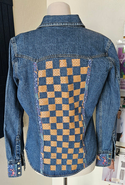 Upcycled Denim Jackets (Traditional and Weaving) Friday 9/25 10-4pm