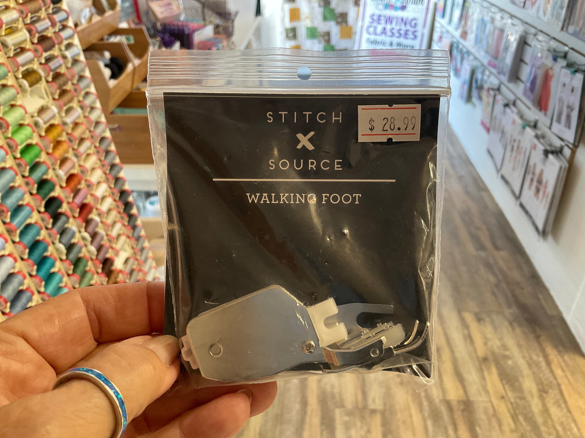 Stitch source walking foot