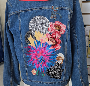Up-cycled Jean Jacket Nov 13 10am-3pm